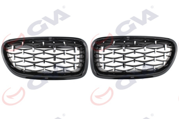 ÖN PANJUR SİYAH KÖŞELİ KROM NOKTALISET BMW F10/F18 Z4 STYLE Marka : GVA