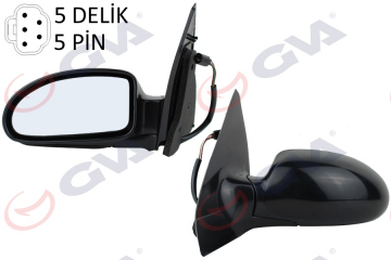 DIŞ DİKİZ AYNASI SOL FOCUS 98 ELEKTRİKLİ ISITMALI KONVEKS 5 FİŞ VM-319EHL Marka : GVA