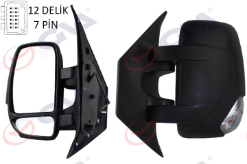 DIŞ DİKİZ AYNASI SOL MASTER-MOVANO 10 ELEKTRİKLİ ISITMALI SİNYALLİ KONVEKS SOL L VM-971EHL Marka : GVA