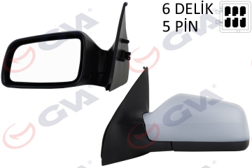 DIŞ DİKİZ AYNASI SOL ASTRA G 98 ELEKTRİKLİ ISITMALI ASTARLI ASFERİK 5 FİŞ VM-168EHPAL Marka : GVA