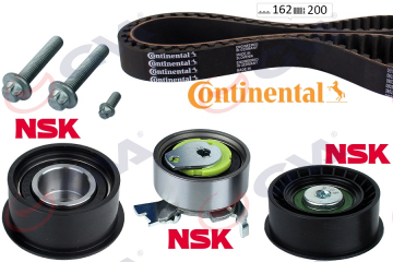 EKSANTRİK GERGİ KİTİ 162x200 ASTRA G-CORSA C-VECTRA C-MERIVA A-ZAFIRA A 1.4-1.6-1.8 16V Z16XE-Z14XE Marka : GVA