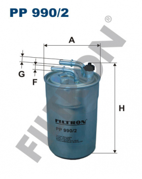 YAKIT FİLTRESİ CORSA D 1.3 CDTI- 1.7 CDTI 06 Marka : FILTRON