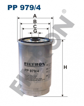 YAKIT FİLTRESİ ACCENT-GETZ-İ30-SANTE FE-SONATO V-SORENTO 1.5-2.0-2.2-2.5 CRDI Marka : FILTRON