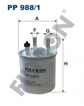 YAKIT FİLTRESİ KANGOO-LAGUNA III-TWNG 1.5DCI 08- -LAGUNA 3.0DCI 08- SU SENSÖR YUVALI Marka : FILTRON