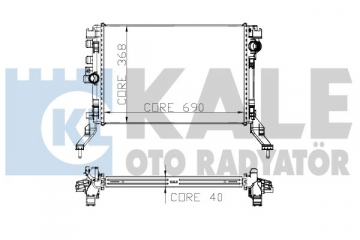 RADYATÖR AL/PL/BRZ LAGUNA III 2.0 DCİ 1.6 16V Marka : KALE