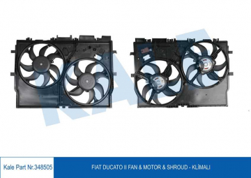 FAN MOTORU DAVLUMBAZLI BOXER III-JUMPER III-DUCATO III 2.2HDI AC/NAC Marka : KALE
