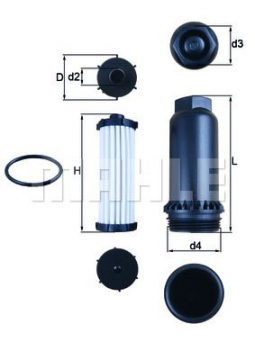 ŞANZUMAN FİLTRESİ FOCUS CMAX MONDEO VOLVO C30 C70 S40 S60 S80 V60 V70 XC60 LANCER Marka : MAHLE