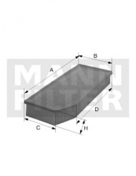 HAVA FILTRESI BMW 5-6-7 SERIE X3 G30 Marka : MANN
