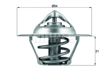 TERMOSTAT 83C A4-A5-A6-POLO DEMİR CAGA-CAHA-CAGB-CAGC-BBY-BKY-BBZ Marka : MAHLE