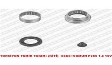 TORSİYON TAMİR TAKIMI KİTİ KEÇELİ/KAPAK SIZ P206 1.4-1.6 İNJ 2.0 HDİx O Marka : SNR