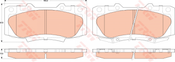 ÖN BALATA HYUNDAI HILUX III PICKUP 2.5D-4D 4X4 12/2007 Marka : TRW