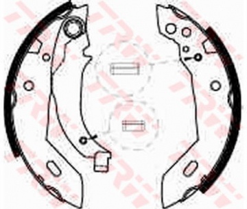 ARKA PABUÇ BALATA XSARA 97-05 205 83-94 306 93-01 309 89-93 ZX 93.97 GS8510 180x32 Marka : TRW