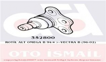 ROTİL ALT ASTRA G 98-05 -ASTRA H 04 MERIVA B 10 OMEGA B 94-03 -VECTRA B 95-03 -ZAFIRA 00 Marka : TRW