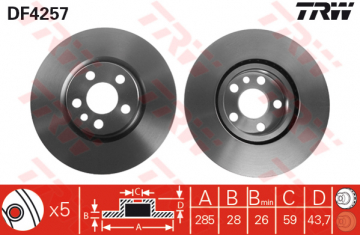 ÖN FREN AYNASI JUMPY 1.9 D 2.0 95 SCUDO 99 EXPERT 7.00 P807 2.0-2.2 HDI 02 ULYSSE 02 Marka : TRW