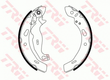 ARKA PABUÇ BALATA FIESTA VI 1.25-1.4-1.6TDCİ 08 MAZDA 2 1.3 1.4 1.5 1.6MZR 08 200x32 Marka : TRW
