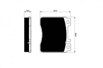 ÖN BALATA MERCEDES S SERISI W140 S280-300SE-S420-400SE-S500-S600 C140 - 420-500-600 91-98 Marka : TRW