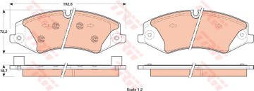 ÖN BALATA DISCOVERY IV 3.0 TD-5.0 V8-09 R.ROVER SPORT 5.0 V8-3.0 TD 09 13 Marka : TRW