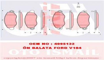 ÖN BALATA TRANSİT V184 8.00 Marka : TRW