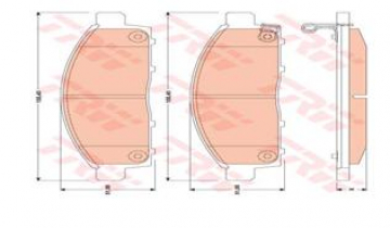 ÖN BALATA L200 PİCK-UP 2.5DI-D KBT-KAT 05-10 L200 2.5DI-D 07-10 Marka : TRW
