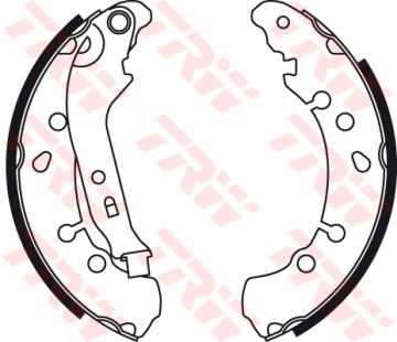 ARKA PABUÇ BALATA YARIS 1.3 VVTİ-1.33 VVTİ-1.4D-4D 06 11 203x38 Marka : TRW