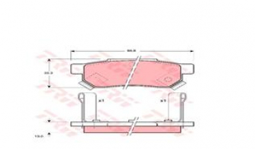 ARKA BALATA ACCORD III 85-89 CIVIC 87-01 JAZZ II 02 ROVER 25 45 00-05 200 400 91-00 MG Marka : TRW