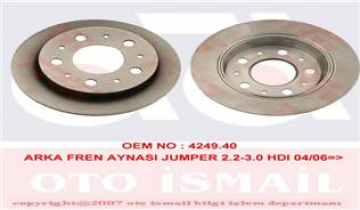 ARKA FREN AYNASI DUCATO 06 BOXER 06 JUMPER06 2.2HDI-3.0HDI 280x16x5DL Marka : TRW