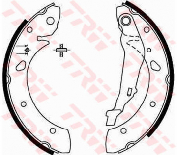 ARKA PABUÇ BALATA AVENSIS 1.6 1.8 2.0 1.6VVT-I/1.8VVT-I 2.0 VVTİ 2.0TD 2.0D-4D 98 03 228x36 Marka : TRW