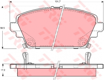ÖN BALATA ACCORD VII 1.8-2.0 98 12.02 ROVER MG ZR-160 01-05 Marka : TRW