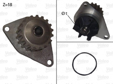 SU POMPASI CITROEN C2/C3/C4 1.4 16V PEUGEOT 206/207/307/1007 1.4 16V Marka : VALEO