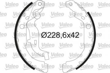 PABUÇLU FREN BALATASI DACIA DUSTER 06/11 Marka : VALEO