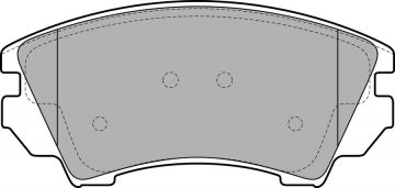 ÖN BALATA OPEL ASTRA J 12 14 INSIGNIA 08 11 ZAFIRA 11 SAAB 9.5 10 MALIBU 17 JANT Marka : VALEO