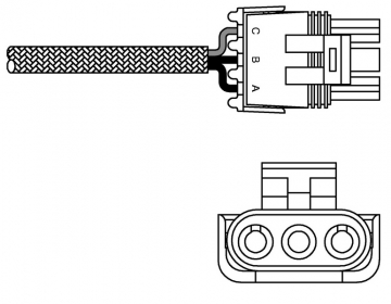 OKSİJEN SENSÖRÜ VECTRA A-B-OMEGA A 2.0-OMEGA A 3.0 24V 88-00 Marka : DELPHI