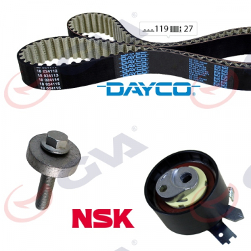 EKSANTRİK GERGİ KİTİ CLIO II-KANGOO 01 MEGANE II-EXP 02 SCENIC II-CLIO IV-DOKKER 1.5DC K9K Euro5 K015675XS Marka : GVA