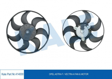 FAN MOTORU ASTRA F-VECTRA A-CALIBRA A 1.6-1.8-1.8 16V-2.0 16V 200W-365mm Marka : KALE