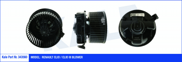 KALORİFER MOTORU 12V CLIO III 1.2 16V-1.4 16V-1.6 16V-2.0 16V-1.5 DCI 05 Marka : KALE