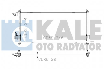 KLİMA KONDENSERİ TRANSİT CONNECT 1.8 1.8DI 1.8TDCI 1.8TDDI 02 13 V227 Marka : KALE