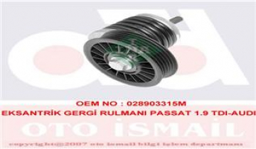 ALTERNATÖR GERGİ RULMANI GERGİ KÜTÜĞÜ PASSAT-A4-A6 1.9 TDI AFN-AVG-AHU Marka : INA