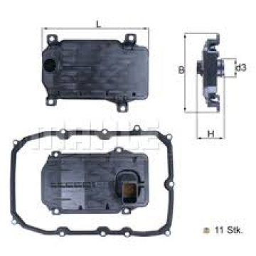 OTOMATİK ŞANZUMAN FİLTRESİ TOUAREG 10-18 Q7 11-15 CAYENNE 10 Marka : MAHLE