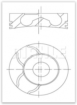 MOTOR PİSTON SEGMAN CLIO-KNG 1.5 DCI K9K 76.50 0.50 26PİM Marka : MAHLE