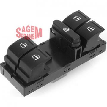 CAM AÇMA DÜĞMESİ DÖRTLÜ GOLF 5 PLUS - JETTA - PASSAT ÖN SOL Marka : SAGEM