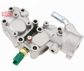 TERMOSTAT GÖVDESİ ALÜMİNYUM 106-PARTNER-BERLINGO-SAXO-XSARA-306-206-206 -P207-BIPPER-C2-C3-NEMO Marka : SAGEM