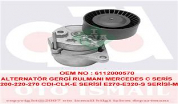 ALTERNATÖR GERGİ RULMANI MERCEDES C SERİSİ 200-220-270 CDI-CLK-E SERİSİ E270-E320-S SERİSİ-M SERİSİ Marka : INA