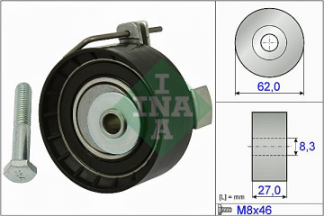 EKSANTRİK GERGİ KİTİ 117x220 CMAX 1.6 16V-FOCUS 1.4-1.6 16V-FIESTA 1.2-1.4-1.6 16V K045433XS Marka : INA