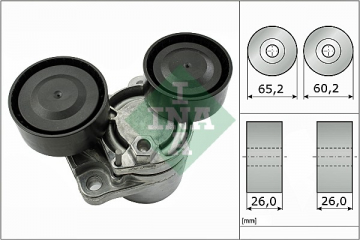 ALTERNATÖR GERGİ RULMANI KÜTÜKLÜ BMW E90 316D 09-11 318D 07-10 320D 04-11 65.20x26 Marka : INA