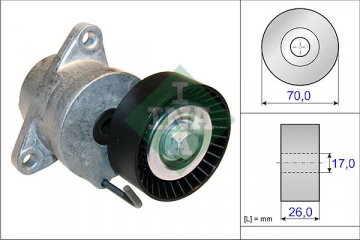 ALTERNATÖR GERGİ RULMANI KÜTÜKLÜ ASTRA J-INSIGNIA-ZAFIRA TOURER C- 2.0 CDTİ 10 Marka : INA