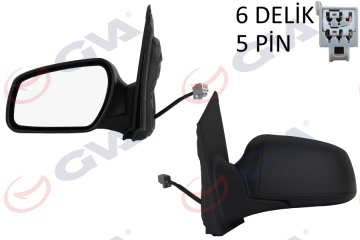 DIŞ DİKİZ AYNASI SOL FOCUS 05 ELEKTRİKLİ ISITMALI KONVEKS 5 FİŞ VM-301EHL Marka : GVA
