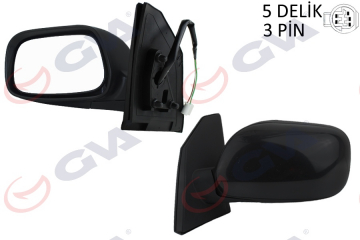 DIŞ DİKİZ AYNASI SOL COROLLA 02 ELEKTRİKLİ KONVEKS 3 FİŞ VM-277EL Marka : GVA