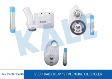 YAĞ SOĞUTUCU SOĞUTUCU IVECO DAILY III-IV-V-VI YAĞ SOĞUTUCU Marka : KALE