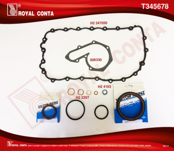 ALT TAKIM CONTA KEÇELİ KNG-MASTER-MGN 1.9 F9Q Marka : ROYAL