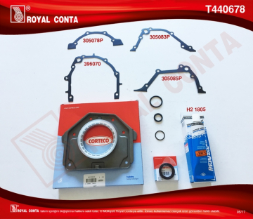 ALT TAKIM CONTA CORTECO KEÇELİ GRANDE PUNTO-PALIO-LINEA 1.4 16V 199A6.000 Marka : ROYAL